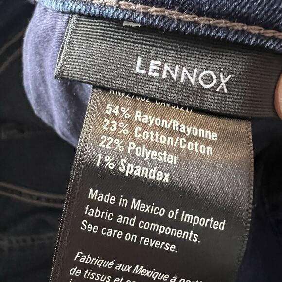 Paige Womens Lennox Jeans Sz 29 Slim Fit Denim Blue Stretch - Picture 11 of 12